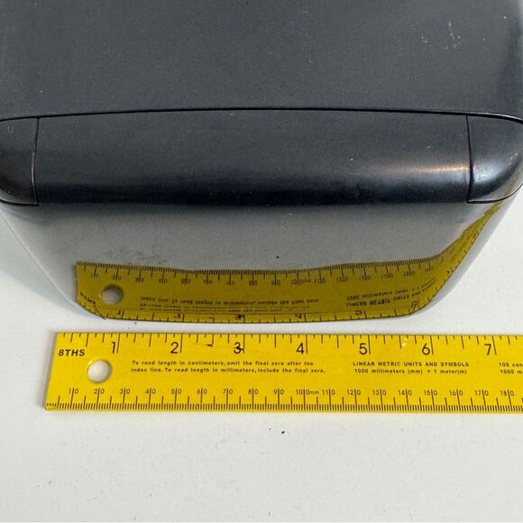 Vintage The Jewel Kit Large Folding Black Jewelry Box Mirror 80s - Picture 9 of 10